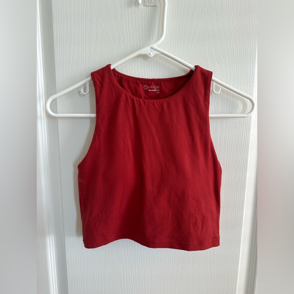 Aerie OFFLINE Xtra High Neck Sports Bra